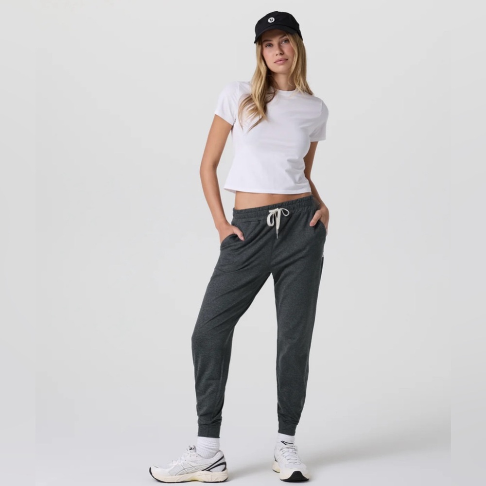 Vuori Heather Grey Performance Joggers